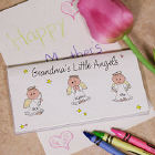 Angels Personalized Checkbook Cover